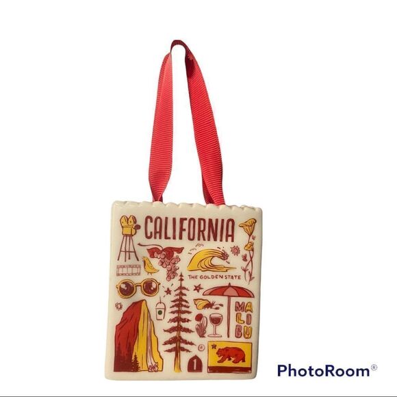 Starbucks California Ceramic Shopping Bag Gift Card Holiday- Been There Series - Picture 2 of 7